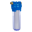 Фильтр магистральный Гейзер 1П 1/2-3/4 прозрачный - Фильтры для воды - Магистральные фильтры - Магазин стабилизаторов напряжения Ток-Про